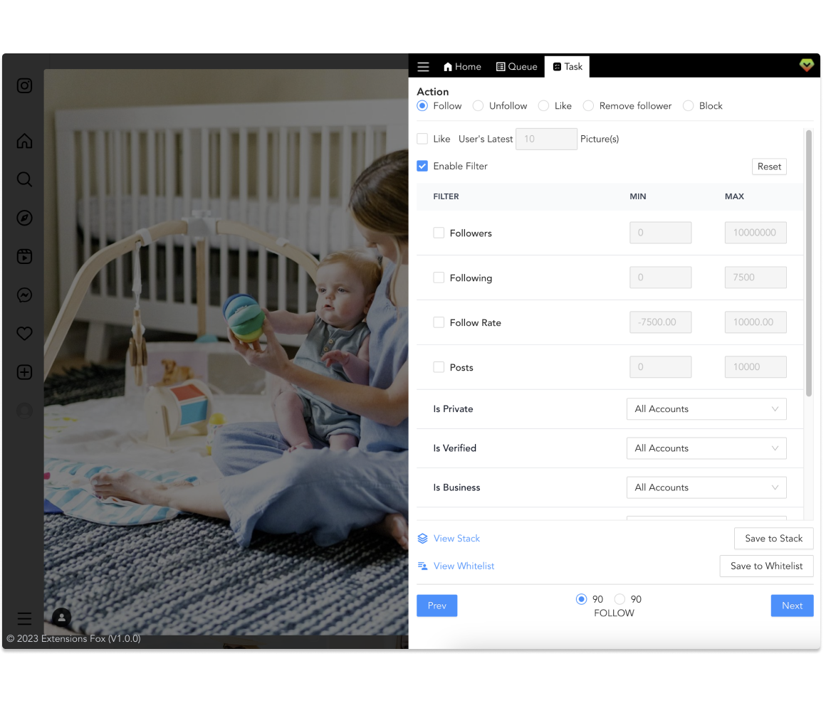 Growth Bot Screenshot